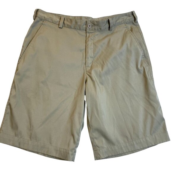 Nike Golf Mens Shorts 32 M Dri-Fit Beige Lightweight Performance Shorts - Picture 1 of 9